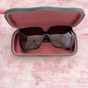 Gucci Black Sunglasses with Case